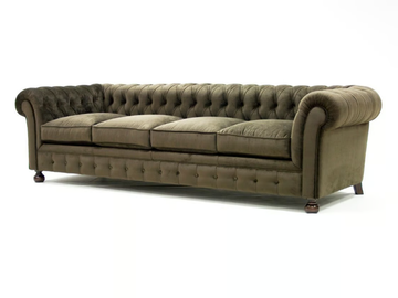 CHESTERFIELD CLASSIC ORIGINS - 4 seater tufted velour sofa by Crearte Collections - view 2